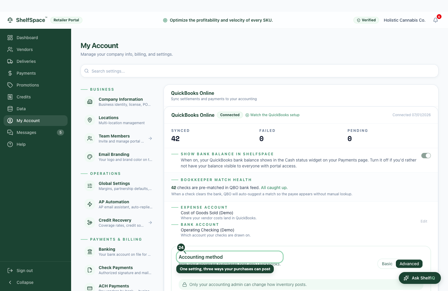 One setting, three ways your purchases can post
