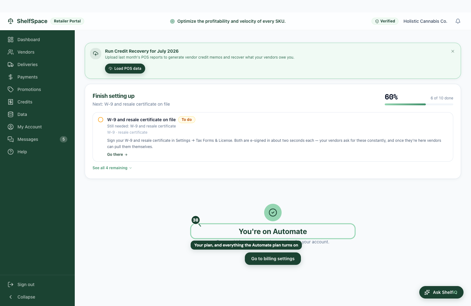 Your plan, and everything the Automate plan turns on